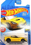 Hot Wheels 2018 50th Anniversary Factory Fresh Corvette C7 Z06 Convertible 98/365, Yellow