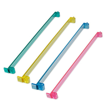 Color Acrylic Mahjong Pushers 18'' Set of 4 by C&H Solutions