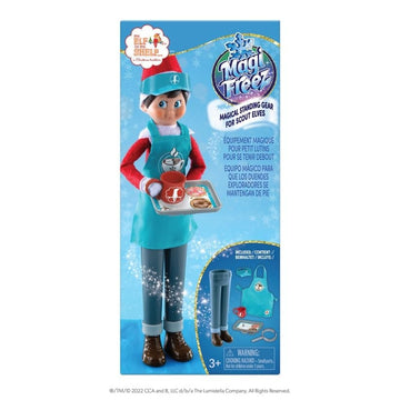 The Elf on the Shelf Christmas Tradition Box Set with Elf (Light Tone Boy), Story Book and MagiFreez Cocoa to Go Barista Accessory Set (Multi-Item
