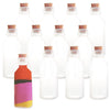 ArtCreativity 12pcs/2oz Plastic Sand Art Bottles with Corks - 3.75” Bulk Sand Art Bottles for Sand Art Kit, Message in a Bottle, Wedding Invitations