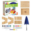 MindWare Make Your Own (MYO) Squirrel Feeder Craft Kit for Kids - Includes Wood Pieces, Paint, Brushes, Instructions and More