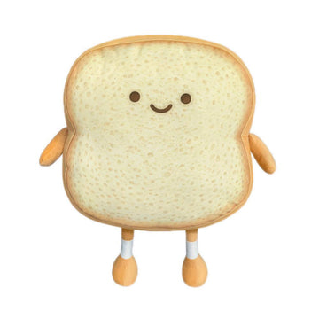 VHYHCY Toast Bread Pillow Funny Food Plush Toy Pillows Small Cute Stuffed Plush Sofa Pillow (Toast Bread,Golden)