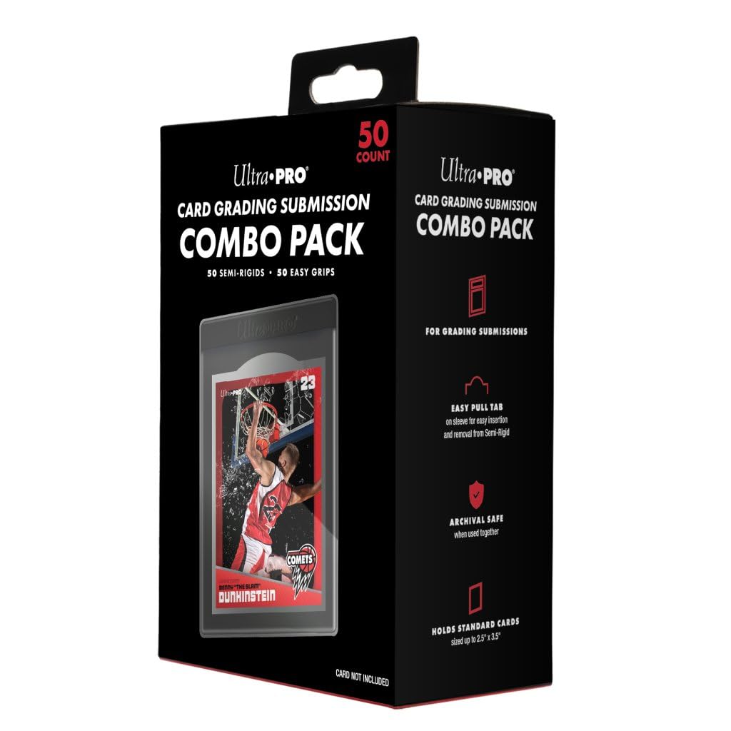 Grading Card Submission Combo Pack - Semi-Rigids & Easy Pull Sleeves 50ct | Ultra PRO International