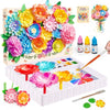 Kiditos Magic Flower Craft Kit for Girls, DIY Color Changing Flower Bouquet Craft & Science Kit, Arts & Crafts STEM Toy, Creative Birthday Gift