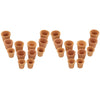 Harilla 24 Pieces 1/12 Dollhouse Miniature Ceramic Flower Pots Flower Pots for