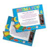 Shema Foam Card Crafts - DIY Craft for Kids & Adults - Activity Kit for Hebrew School - Foam Frame, Stickers, Sticky Foam Pieces & Shema Card Paper