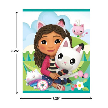 Unique Gabby's Dollhouse Multi-color Plastic Loot Bags (Pack of 8) | Party Decor Bags, Perfect for Kids' Birthday Celebrations & Themed Events