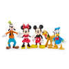 Disney Store Official Mickey Mouse & Friends Articulated Figure Set - Fab Five Toy Action Figures Set - Includes Mickey, Minnie, Donald, Pluto & Goofy