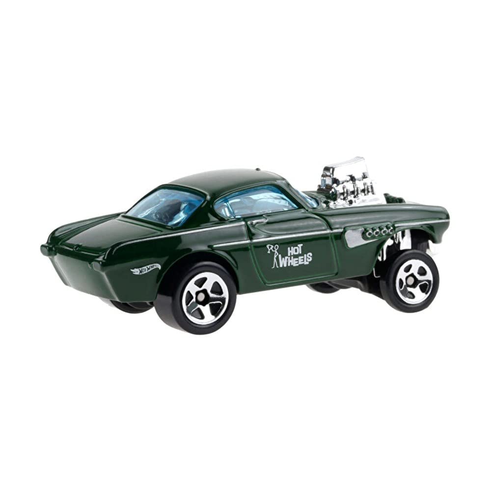 Hot Wheels Volvo P1800 Gasser 1:64 Scale Die-Cast Car Model for Boys Aged 3 and Above