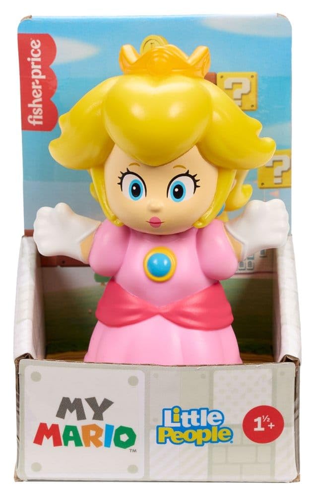 My Mario Fisher-Price Little People 7 cm, My Mario Princess Peach Figure Action Figures For Kids