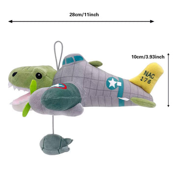 AYGITAL AI-Crafted,Animals Plush Italian Brainrot,Stuffed Animals Evolution Plush Pillow Toy for Room Decor for Game Fans (11inch Bombardiro