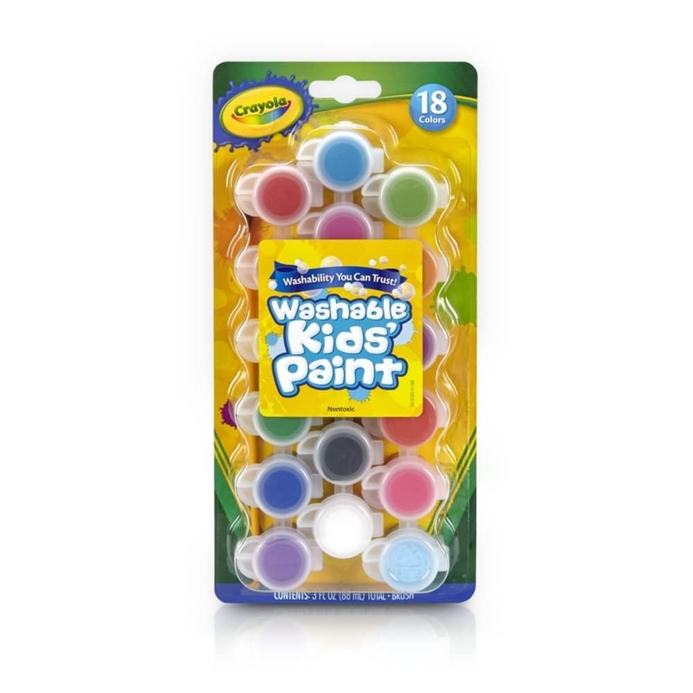 Crayola Kids Paints Washable 18 Piece