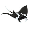 Safari Ltd. Manta Ray Figurine - Hand-Painted, Realistic 5.75" Sea Life Model Figure- Educational Toy for Boys, Girls & Kids Ages 3+