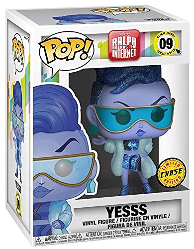 Funko Pop! Disney: Wreck-It Ralph 2 Ralph Breaks The Internet - Yesss Limited Edition Chase Vinyl Figure (Includes Pop Box Protector Case)