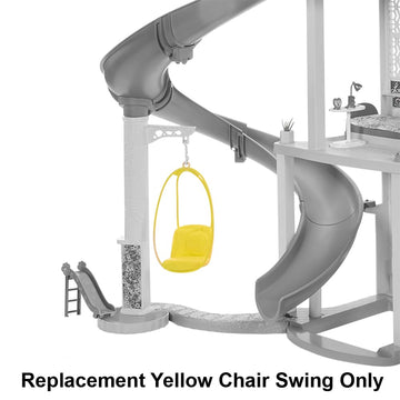 Replacement Part for Barbie Doll Dreamhouse Doll House Playset HMX10 - Replacement Yellow Chair Swing