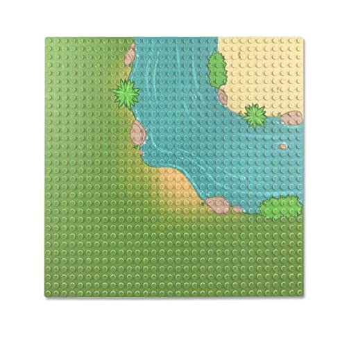 General Jim's Tropical Rainforest Modular Building Block Bricks Set Complete with Trees Plants, Animals and Rocks Botanical Building Blocks for Hours