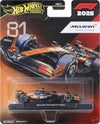 Hot Wheels 1:64 Scale Premium Die-Cast Formula 1 Collectible Toy Race Car with Real Riders Tires & Metal/Metal Body & Chassis