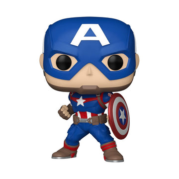 Funko Pop Marvel - Captain America - Marvel Comics - Collectable Vinyl Figure - Gift Idea - Official Merchandise - Toys for Kids & Adults