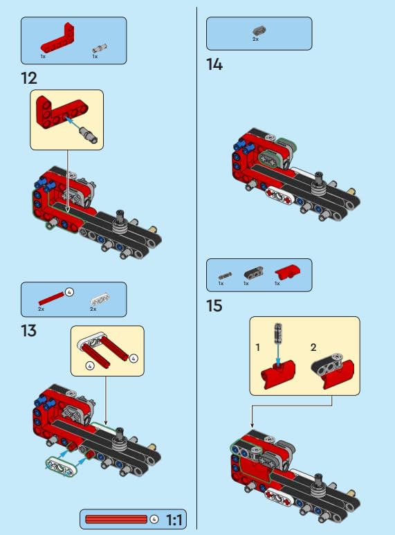 LEGO Technic Mini Set: Firetruck Fire Engine (80 pcs) Ages 7+