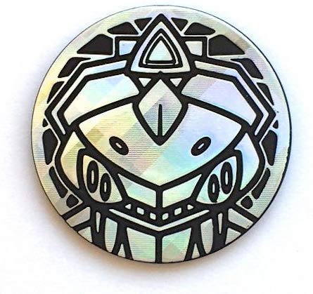 Genesect Coin from The Pokemon Trading Card Game (Large Size) - Silver