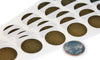 My Scratch Offs 0.70 in Gold Round Scratch-Off Stickers, 500 Pack