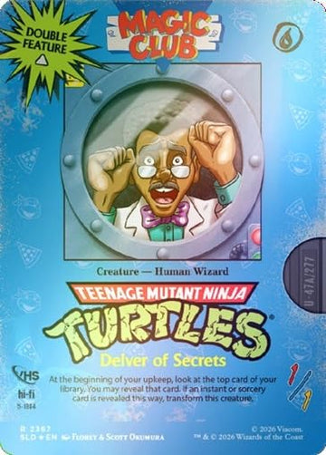 Magic: The Gathering Secret Lair x Teenage Mutant Ninja Turtles: VHS Villains Foil Edition