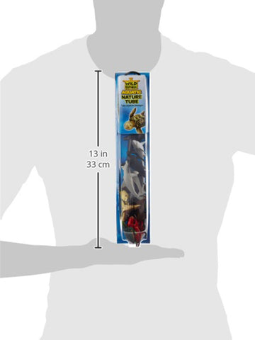 Wild Republic Aquatic Animals, Toy Figures, Tube Animals, Kids Gifts, Ocean theme Party Supplies, Sea Creatures, 18-Piece Collection