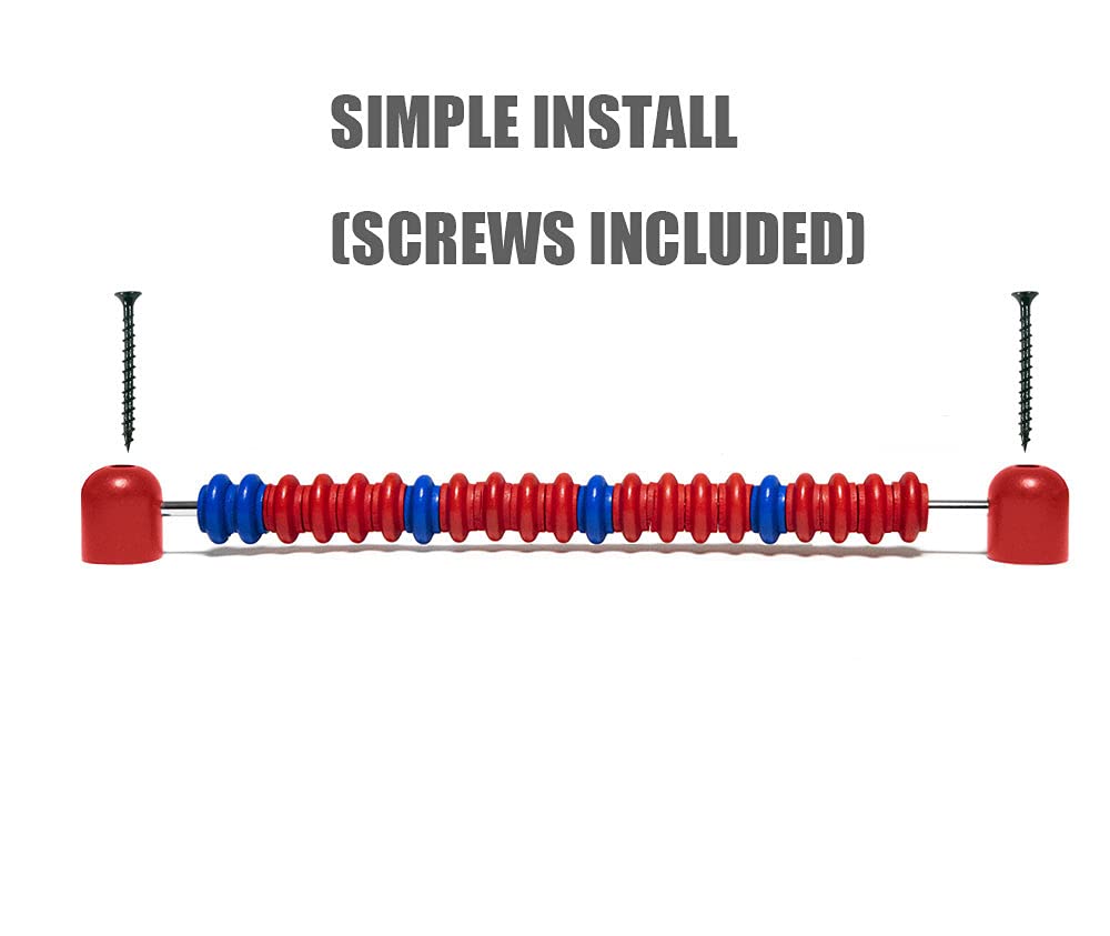 Zdgao Shuffleboard Score Keeper - Abacus Bead Score Counter, Wooden Shuffleboard Scorer for Shuffleboard Tables with Installing Hardwares