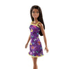 Barbie Doll (11.5 Inches) with Colorful Butterfly and Barbie Logo Print Dress & Strappy Heels, Ages 3 & Up
