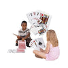 Handy Basics Jumbo Playing Cards Full Deck Huge Poker Index Playing Cards Fun for All Ages! - Size 8 1/4 x 11 3/4 inches