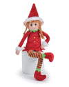 PLUSH CHRISTMAS GIRL ELF