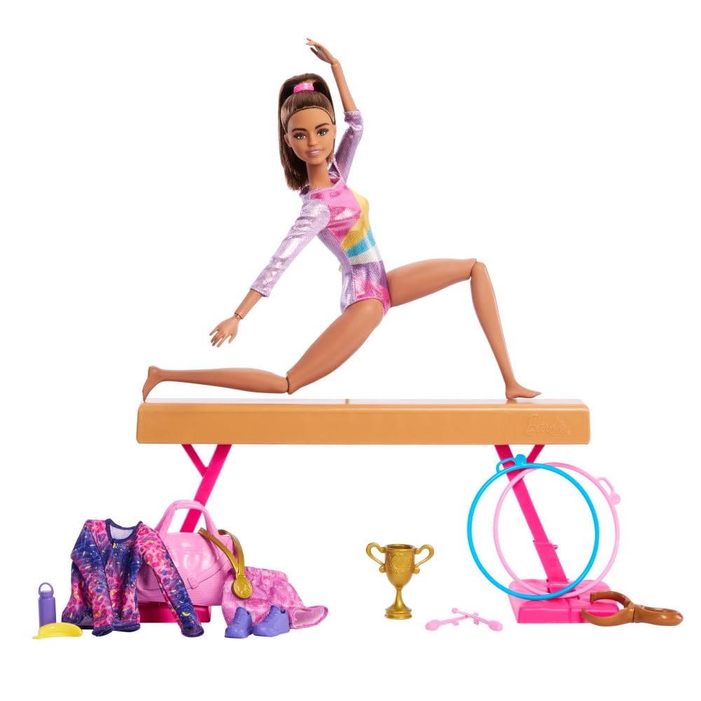 Barbie Careers Gymnastics Doll & Themed Accessories Playset