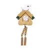SXFSE Dollhouse Decoration Accessories,Exquisite Bird Wall Clock Miniature for 1/12 Dollhouse Living Room Decoration