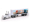 New Ray Toys Peterbilt Custom 379 with Dry Van Trailer Die Cast with Openable Door, 1:32 Scale, Kids, Gifts, Birthdays