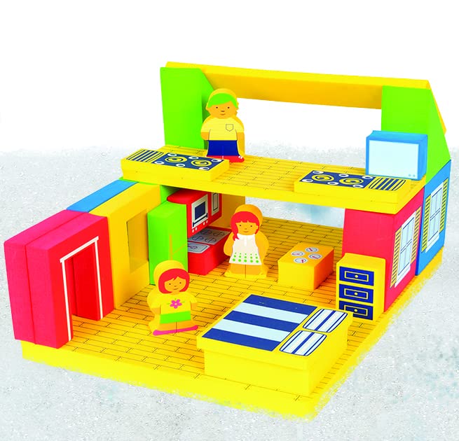 BathBlocks Floating Adventure House Bath Toy Pool Toy in Science Museums and Childrens Museums Nationwide
