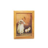 SXFSE Dollhouse Decoration Accessories, 1:12 Doll House Miniature Painted Wooden Frame Mural Accessories(Brown)