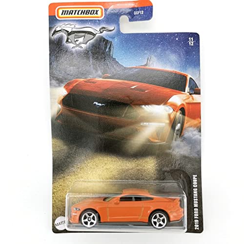 DieCast Matchbox 2019 Ford Mustang Coupe, Mustang Series 11/12 (Orange)