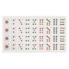 Yellow Mountain Imports Set of 180 American Mahjong Tile Decal Stickers - Made
