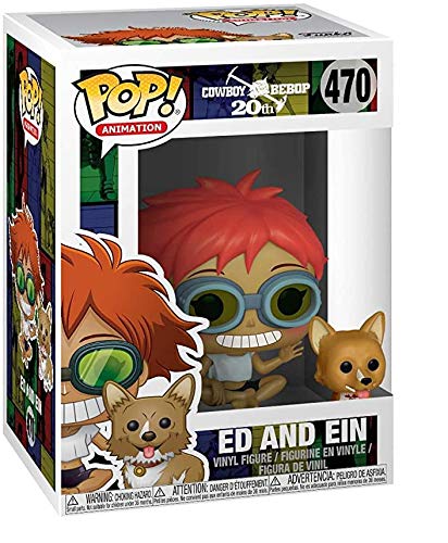 Funko Pop & Buddy Animation: Cowboy Bebop - Edward & EIN Collectible Figure, Multicolor