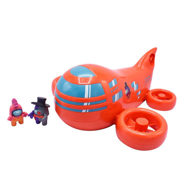 Just Toys Among Us Airship Playset - 10? Realistic Airship with Detachable Top & 2 Exclusive Mini Figures, Officially Licensed