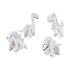Fun Express CYO Foam Mini Dinosaur Craft Kits - VBS Vacation Bible School Supplies/Decor - 48 Pieces