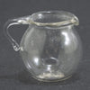 Dollhouse Miniature Clear Glass Pitcher with Handle