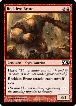 Magic: the Gathering - Reckless Brute (144) - Magic 2013