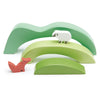 Tender Leaf Toys - Green Hills View - Wooden Stacking, Building Toy Stacker, Blocks - Open-Ended Toy Set with Green Hills View for Inspires Creative