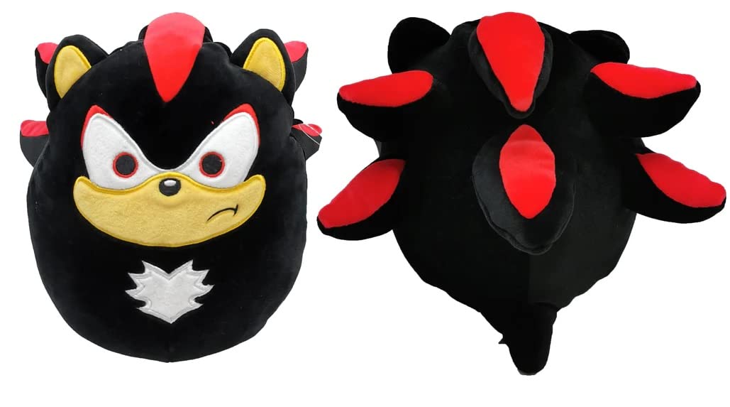 Squishmallows Kellytoy SEGA Sonic, Knuckles, Tails, Shadow Plush Toy (8/'' Set of 4 Sonic), 8 inch (SQK2821)