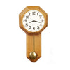 Town Square Miniatures Dolls House Octaganol Regulator Wall Clock Miniature 1:12 Scale Accessory