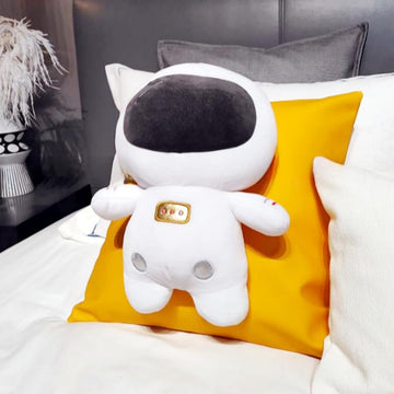 Xshelley 14inch Astronaut Stuffed Plush Toy Pillow,Spaceman Body Pillow Plush Doll Soft Couch Pillows Ornaments