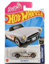 Hot Wheels 1956 Corvette Barbie (Gray) HW Screen Time 3/10, Diecast Car