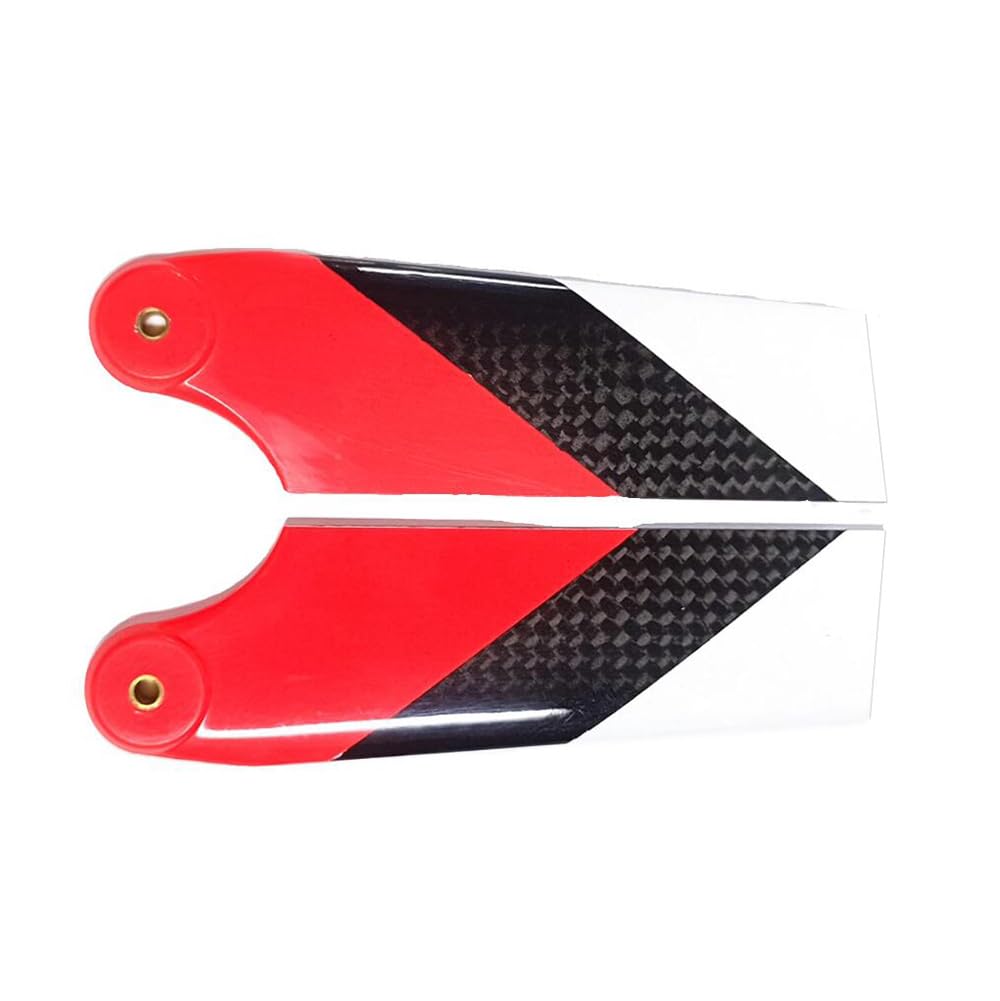 STASRC 700 RC Helicopter Carbon Fiber Tail Rotor Blade Red 105mm for Align Trex 700 KIT