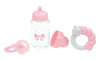 Pink Baby Doll Bottle, Rattle & Pacifier Set | JC Toys - for Keeps Playtime! | Fits Many Dolls up to 15" | Play Accessories | Ages 2+